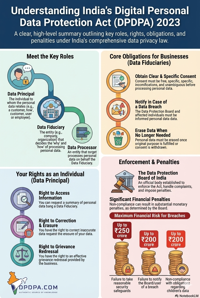 DPDPA completely explained image poster